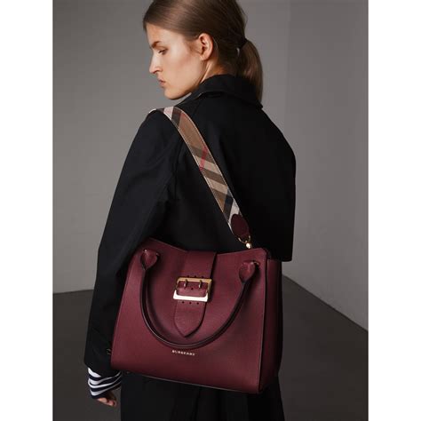 burberry tge bedium buckle|burberry leather tote bags.